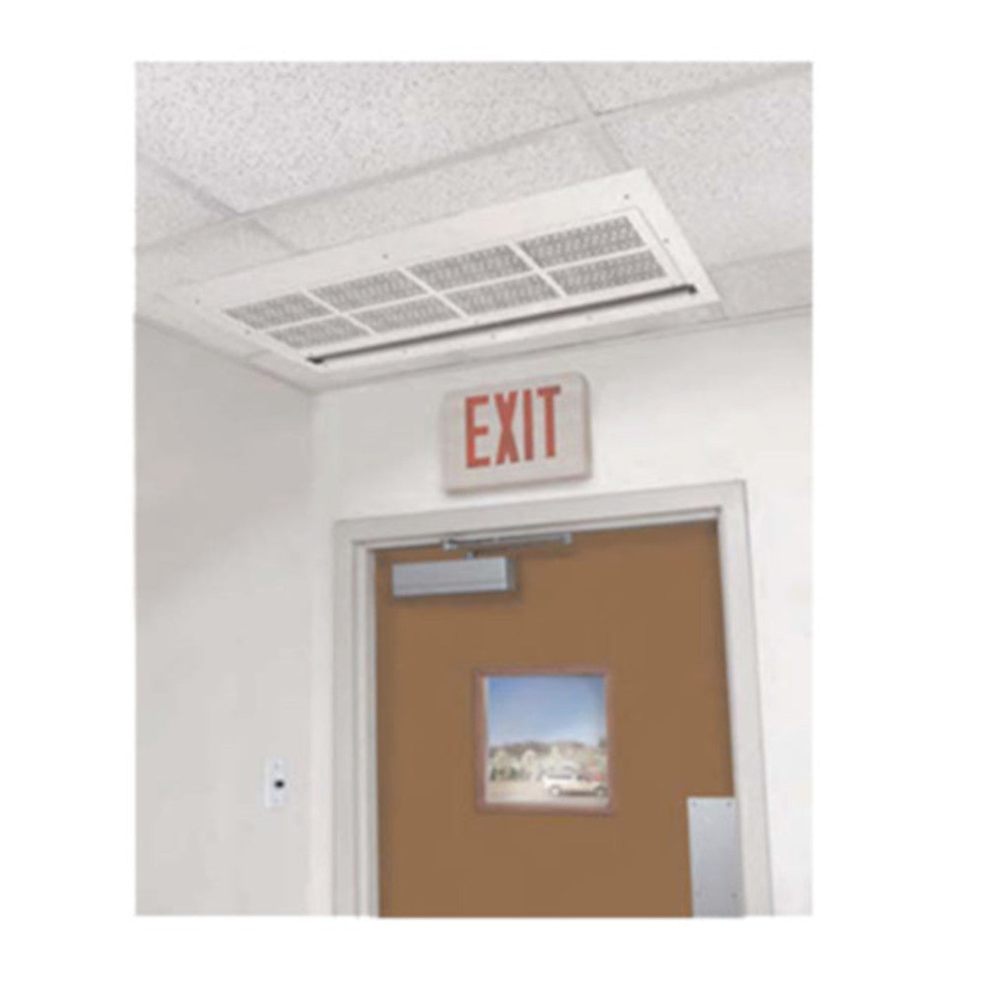 Curtron S-ICM-132-3-FILTER 135" In-Ceiling Mounted Air Curtain with Air Filter - CUSICM1323FILTER