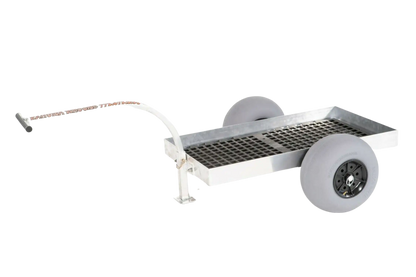 Alumacart 2-Wheel UV Deck Wagon With Balloon Beach Tires New - ALUM301