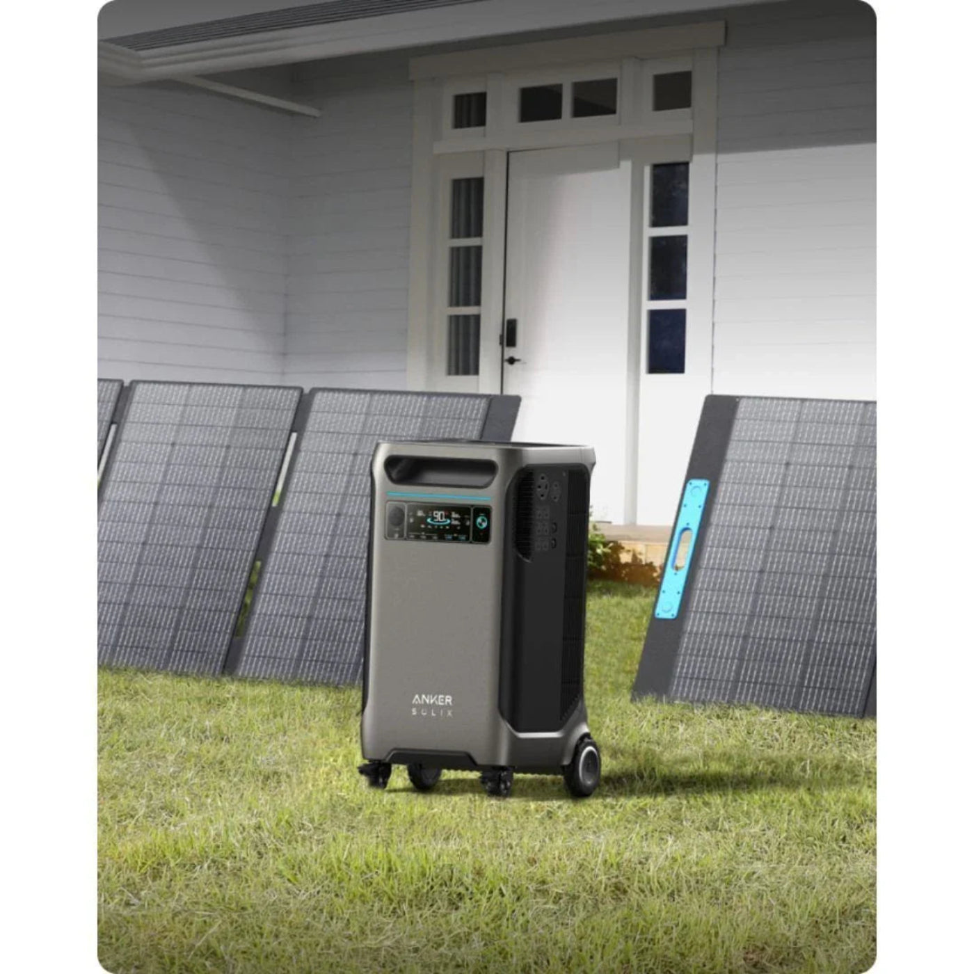 Aurora Generators SOLIX F3800 Solar Generator + Anker solix F3800 Expansion Battery + Anker solix 40OW Solar Panel - B179011M
