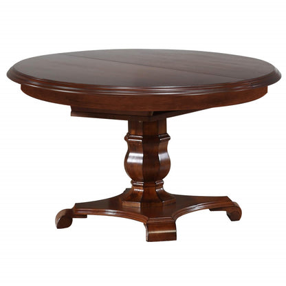 Sunset Trading Andrews 48" Round or 66" Oval Butterfly Leaf Extendable Dining Table | Chestnut Brown | Seats 6 -  DLU-ADW4866-CT