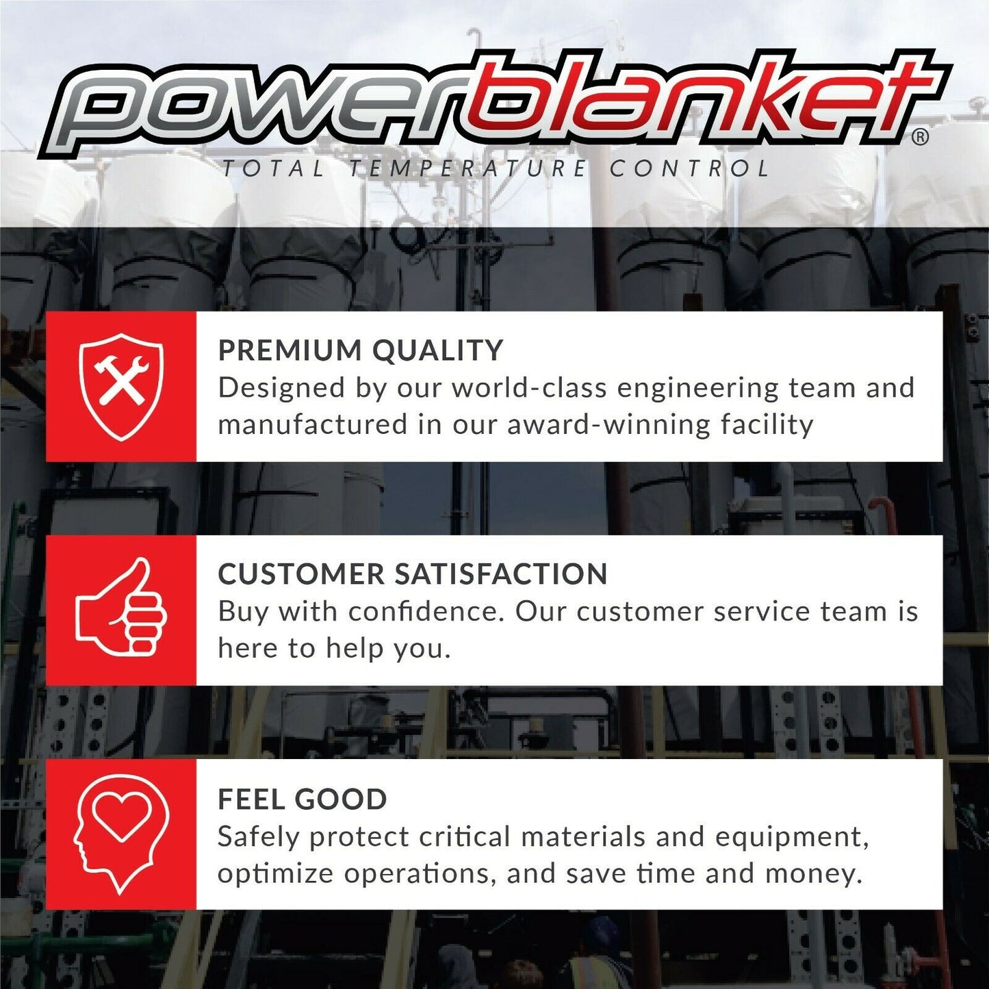 Powerblanket BH55RR-100 55 Gallon Insulated Drum Heater 100°F Fixed New - BH55RR-100