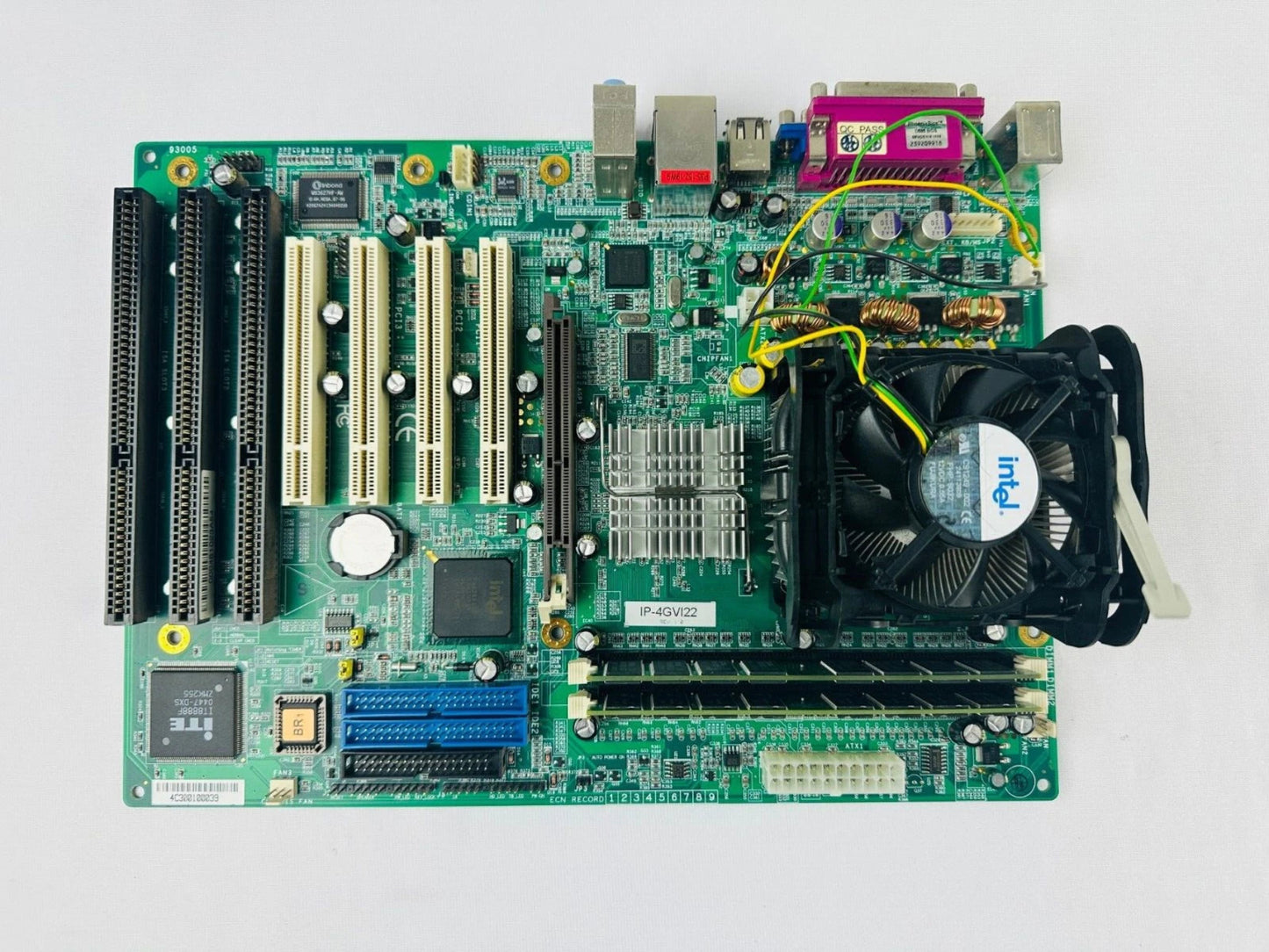 Beckoff  Industrial ATX Motherboard with Intel 845GV Chipset, Socket 478, ISA/PCI Slots - IP-4GVI22