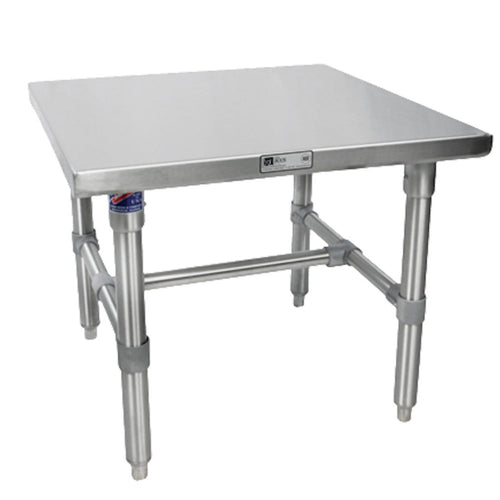 John Boos S16MS03 Open Base 30" Equipment Stand for Mixer and Slicer - JBS16MS03