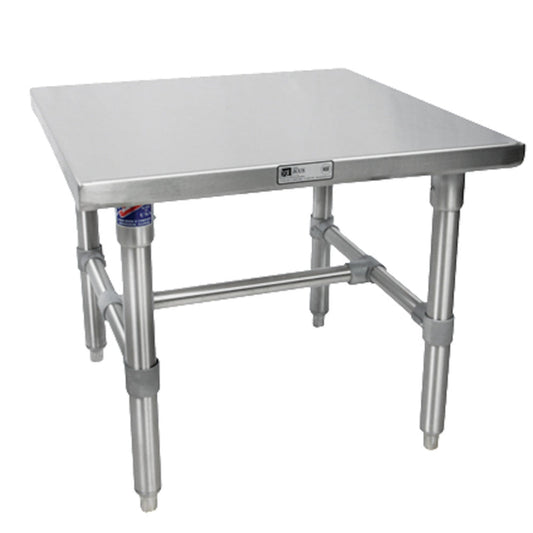 John Boos S16MS03 Open Base 30" Equipment Stand for Mixer and Slicer - JBS16MS03