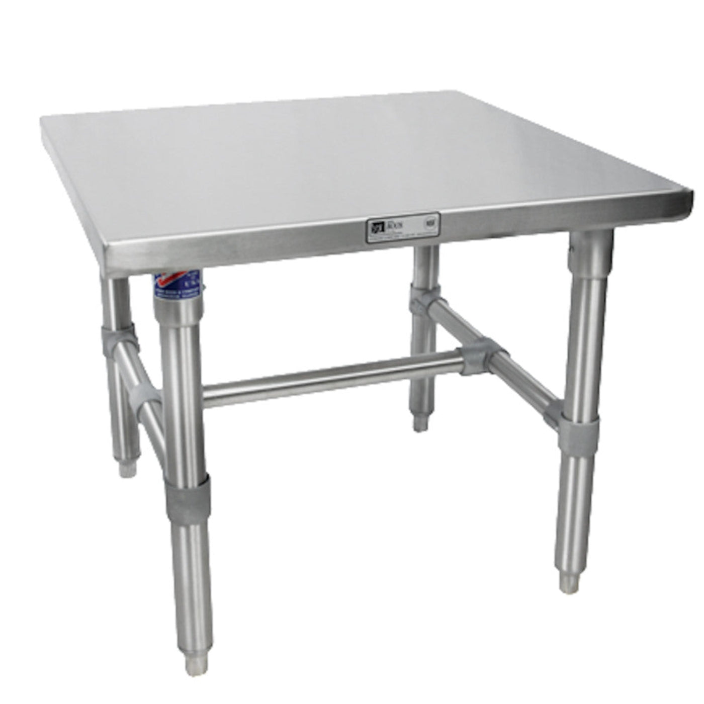 John Boos S16MS03 Open Base 30" Equipment Stand for Mixer and Slicer - JBS16MS03