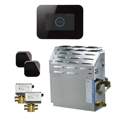 Mr. Steam 24kW Steam Bath Generator with iSteam3 AutoFlush 2 Package in Black - S5C1AI3BK