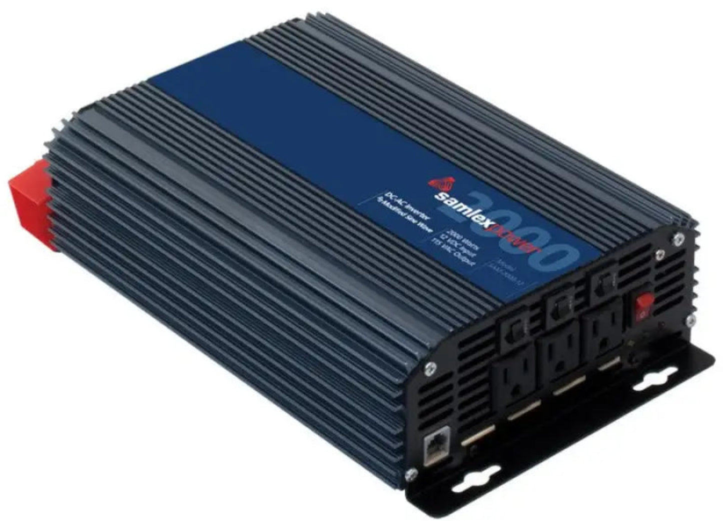 Samlex Solar Power Inverter Inverts 12 Volt DC To 115- S6ASAM200012