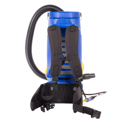 Trusted Clean 10 Qt. Backpack Vacuum Cleaner w/ 5 Piece Tool Kit - SAN-20-1001-PAC-DKBL