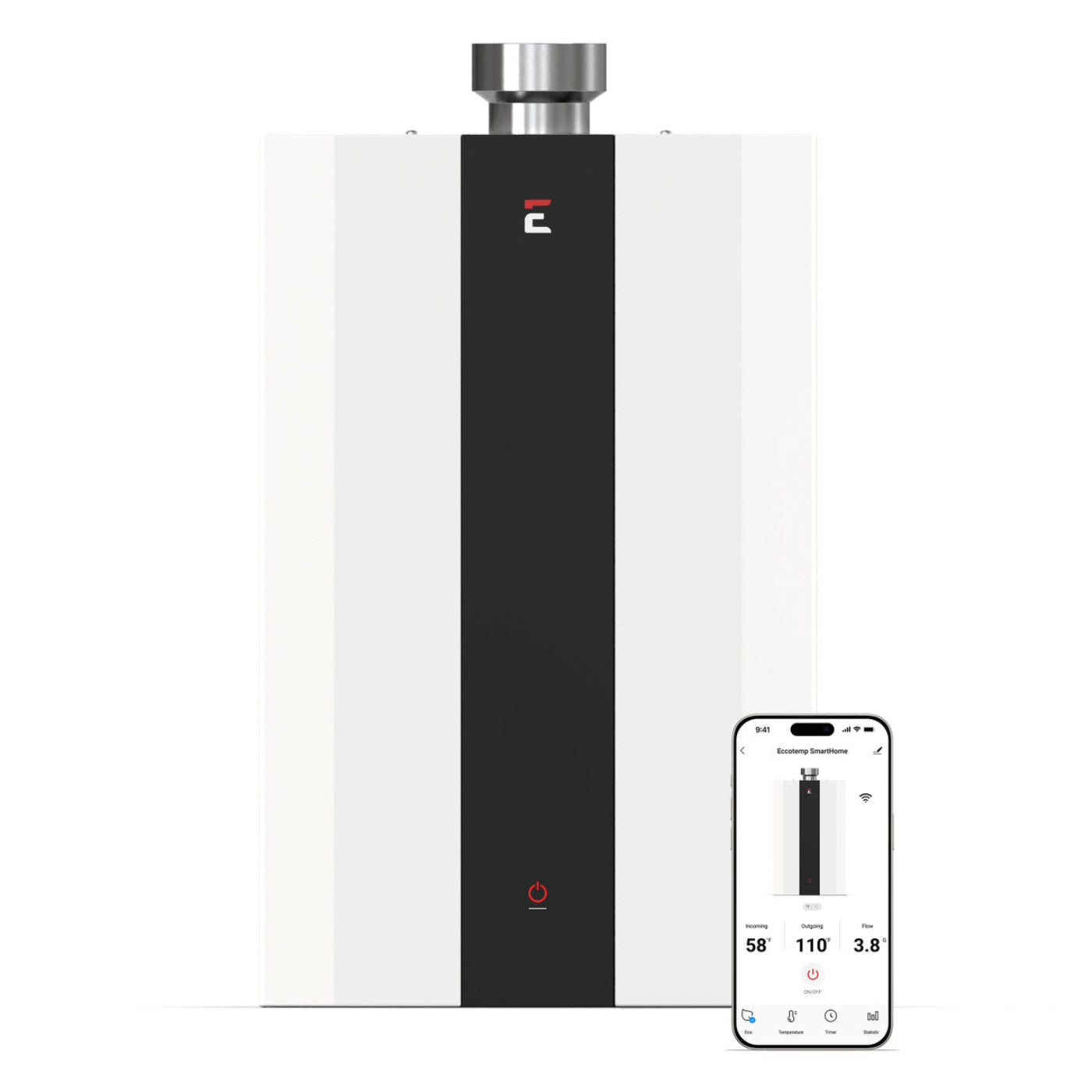 Eccotemp SmartHome Indoor 4.0 GPM Natural Gas Tankless Water Heater, SH12-A Series - 1779610895660_334