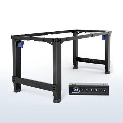 VIVO Premium Electric 4-Leg Dual Motor Frame - DESK-E-P4B
