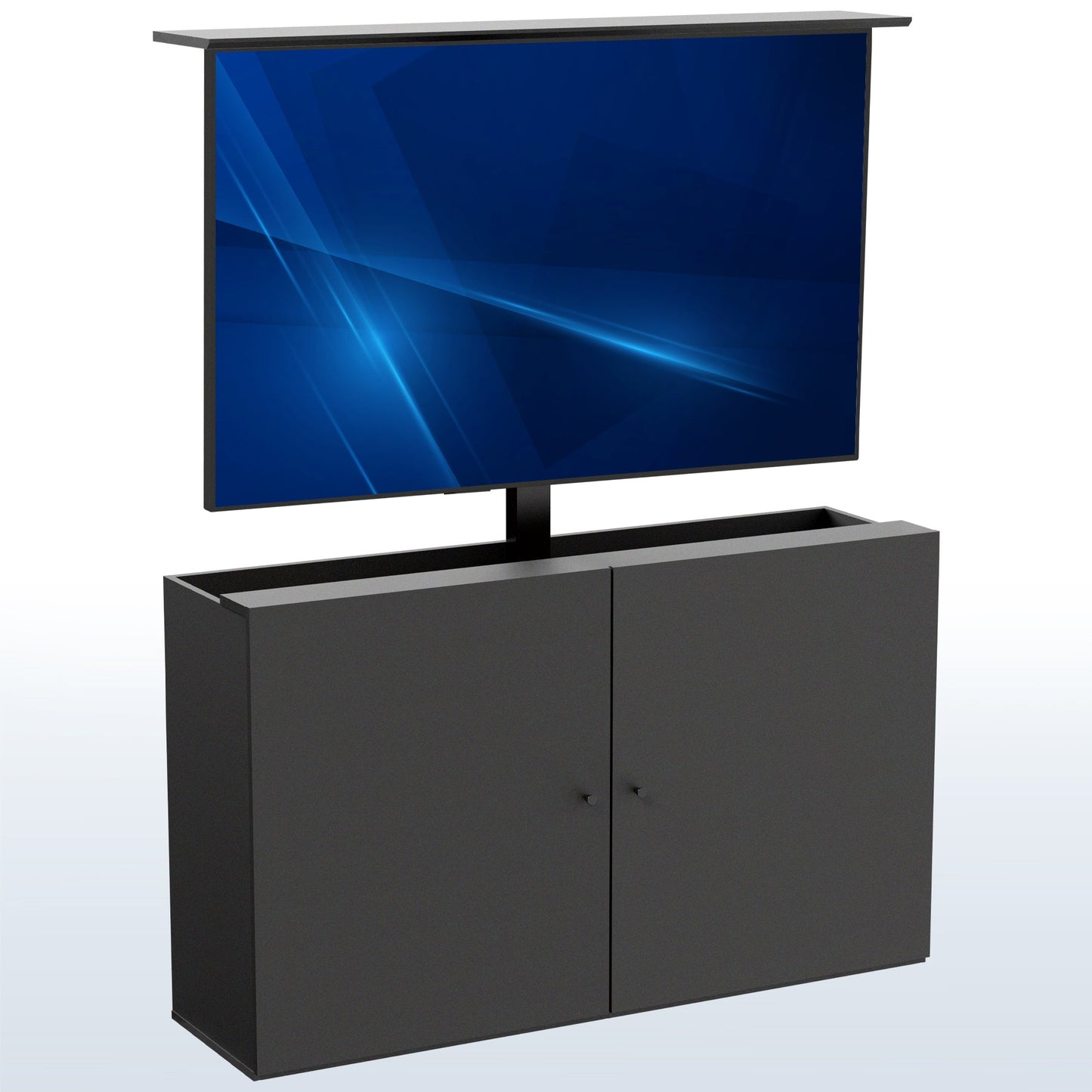 VIVO TV Lift Cabinet with Motorized Stand - 32" to 65" Screens - CASE-KIT-EUP1WN