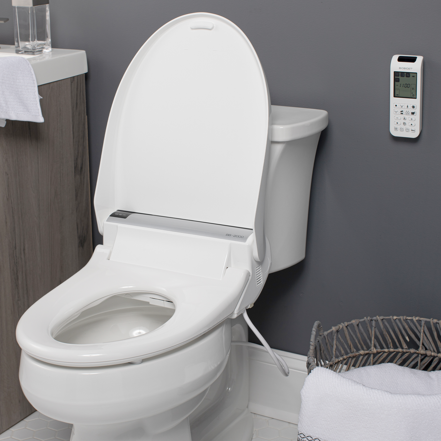 Bio Bidet BB-2000 Bidet Toilet Seat Bundle - 7ZBB2000E DRY