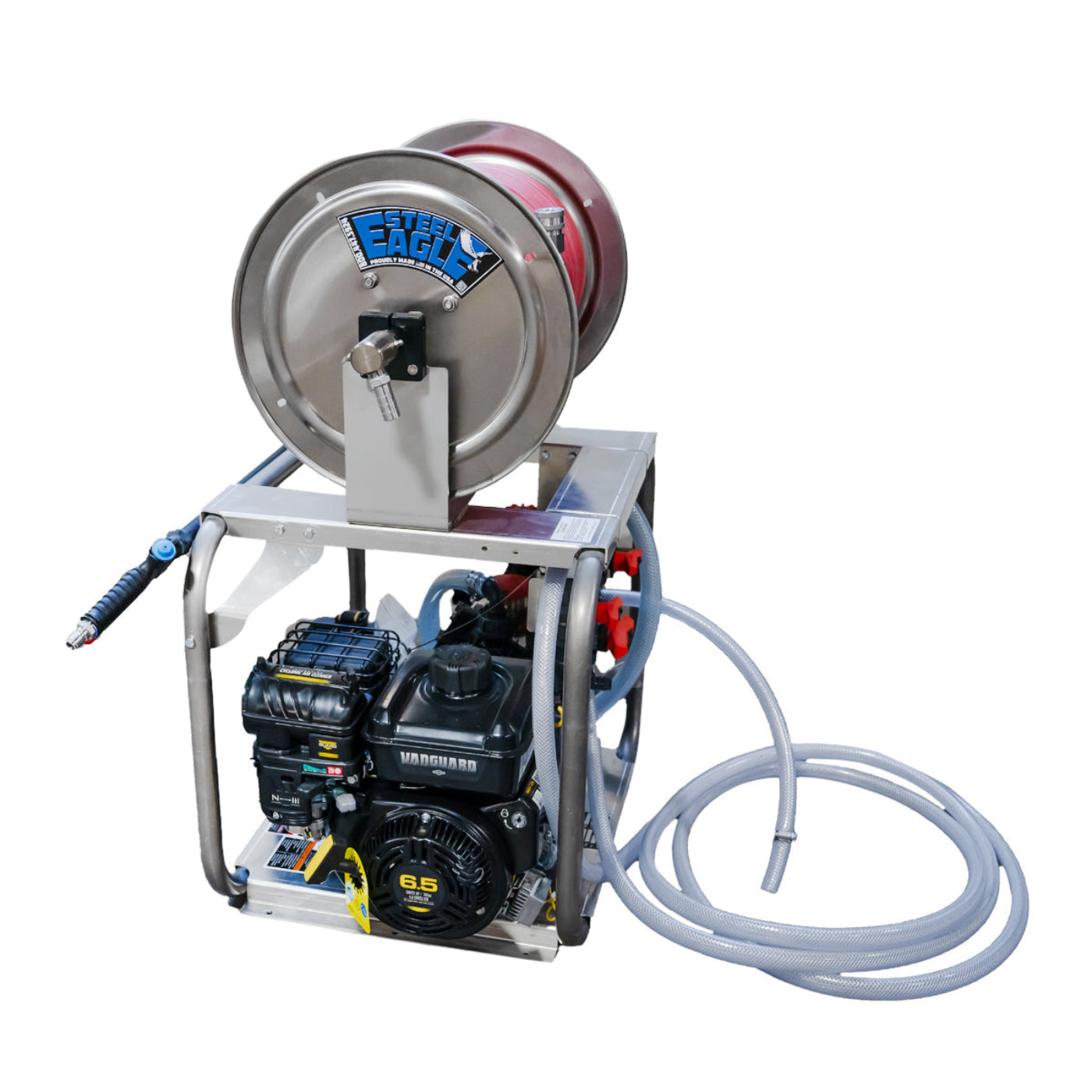 CleanFreak Softwash System (300 PSI @ 11.0 GPM) w/ AR45 Pump & Electric Start 6.5 HP Vanguard Engine - WET-A-ASW-0001