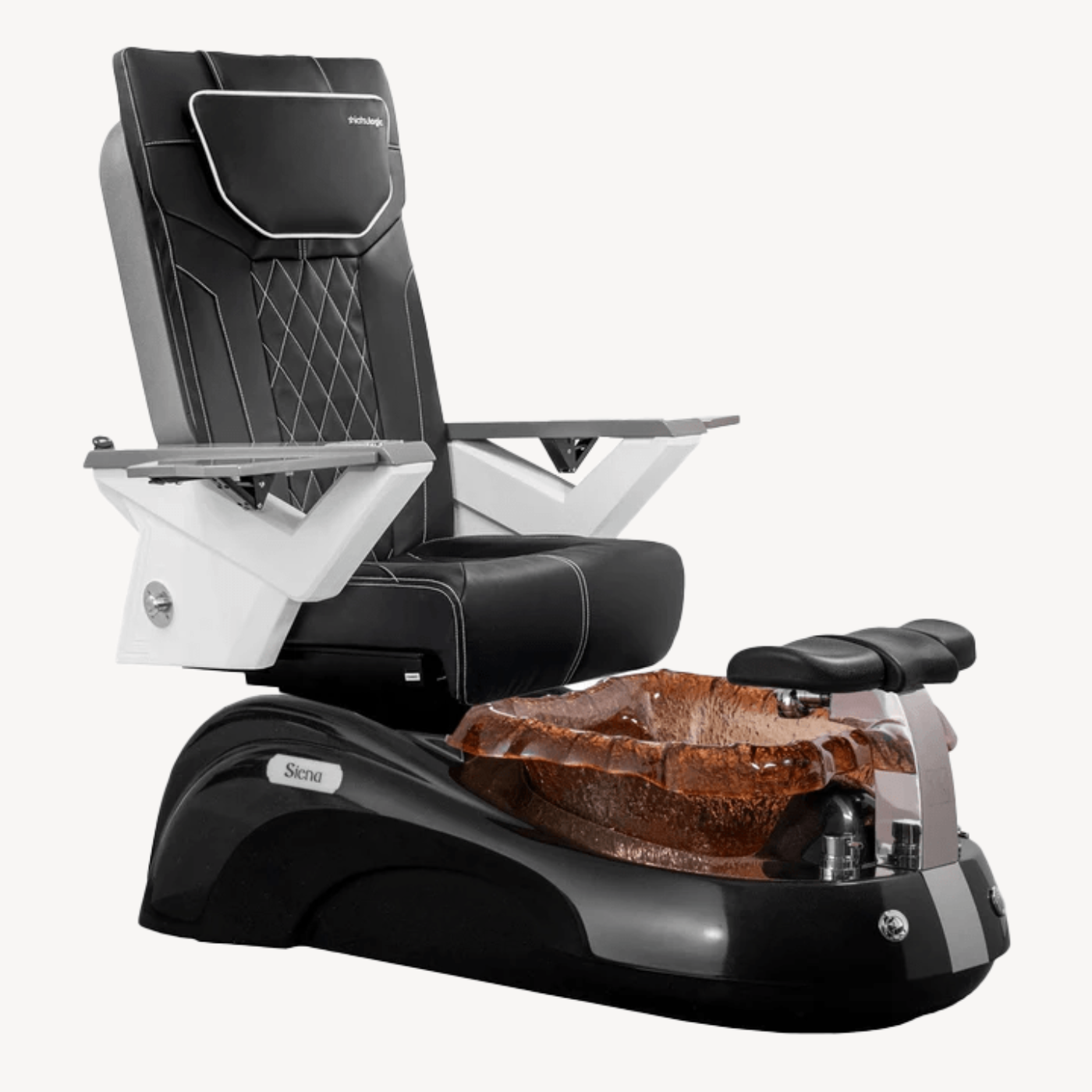 Mayakoba  SIENA Shiatsulogic FX Pedicure Chair - AYC-SPA-SIENA-FX9653-817NBLKGLD-53GY