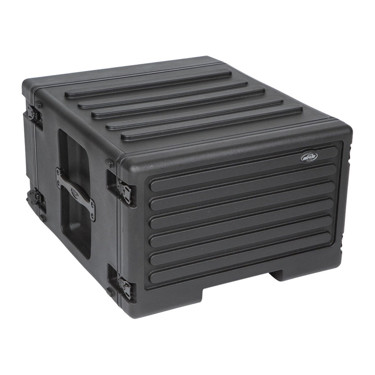 SKB 6U rSeries Rolling Rack with Integrated Back Wheels and 1-Touch Pull Handle - 420634