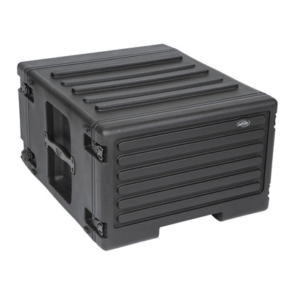 SKB 6U rSeries Rolling Rack with Integrated Back Wheels and 1-Touch Pull Handle - 420634