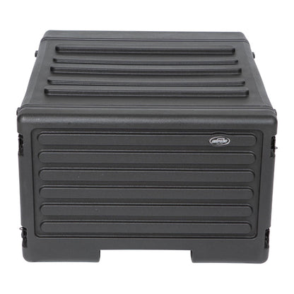 SKB 6U rSeries Rolling Rack with Integrated Back Wheels and 1-Touch Pull Handle - 420634