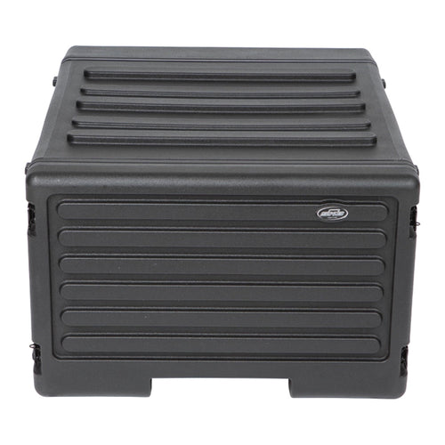 SKB 6U rSeries Rolling Rack with Integrated Back Wheels and 1-Touch Pull Handle - 420634