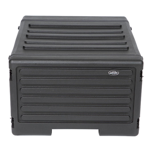 SKB 6U rSeries Rolling Rack with Integrated Back Wheels and 1-Touch Pull Handle - 420634