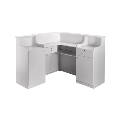 Salon Ambience Smart Italian Reception Desk w/ LED Light  -  RD216
