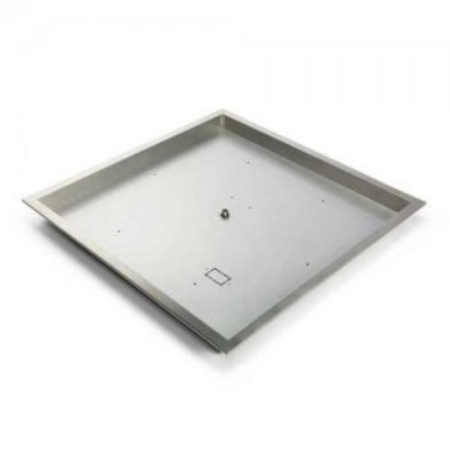 42" Square Drop In Stainless Steel Burner Pan High Capacity -  570-42HCSQ