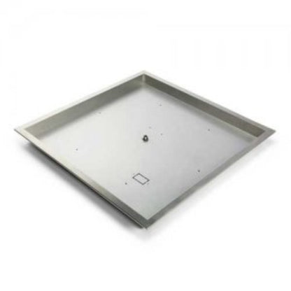 42" Square Drop In Stainless Steel Burner Pan High Capacity -  570-42HCSQ