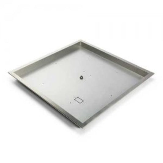 30" Square Drop In Stainless Steel Burner Pan - 570-30SQ