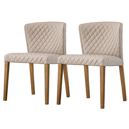 New Pacific Direct Albie PU Dining Side Chair, (Set of 2) 3900047-343