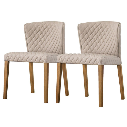 New Pacific Direct Albie PU Dining Side Chair, (Set of 2) 3900047-343