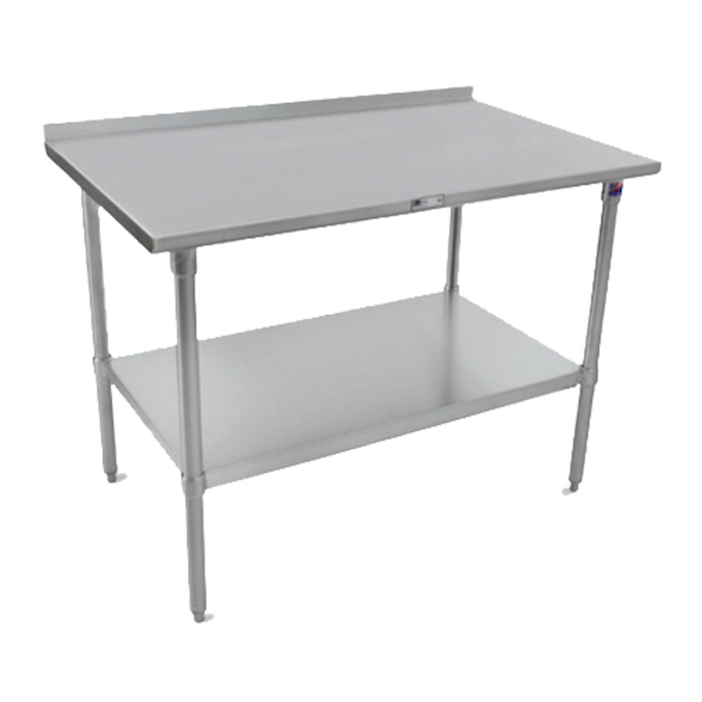 John Boos ST6R1.5-3072SSK Stainless Steel 72" W x 30" D Work Table - JBST6R153072SSK