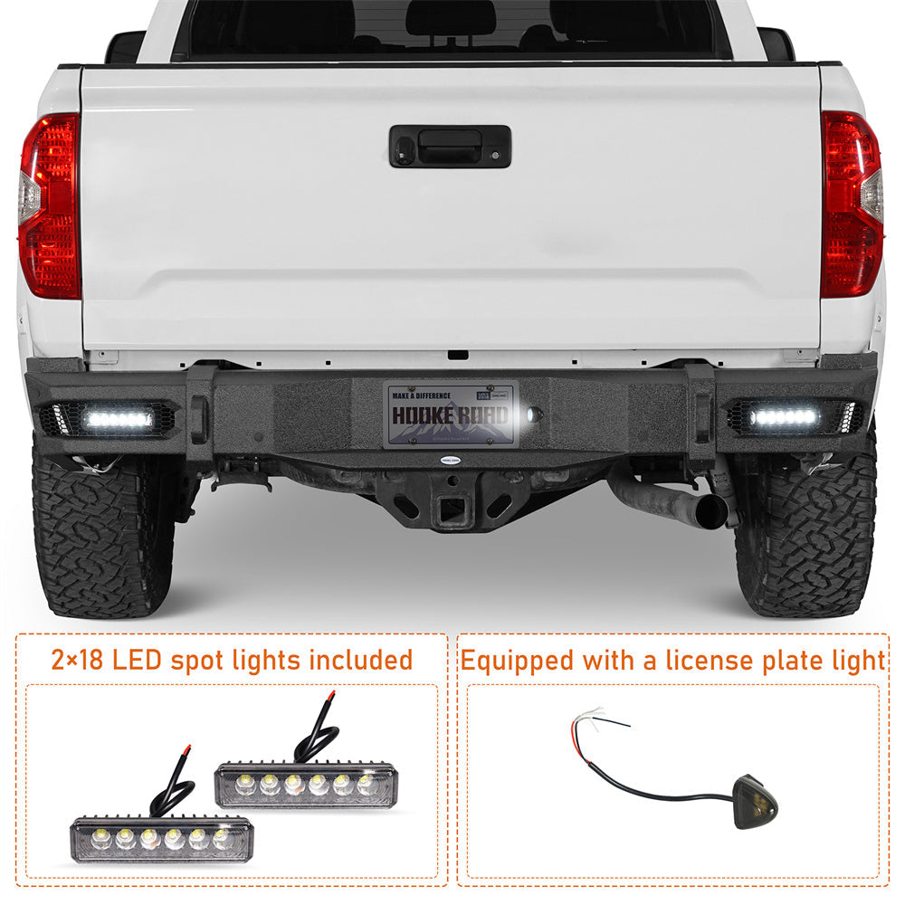 Stag Rear Bumper for 2014-2021 Toyota Tundra  - Hooke Road