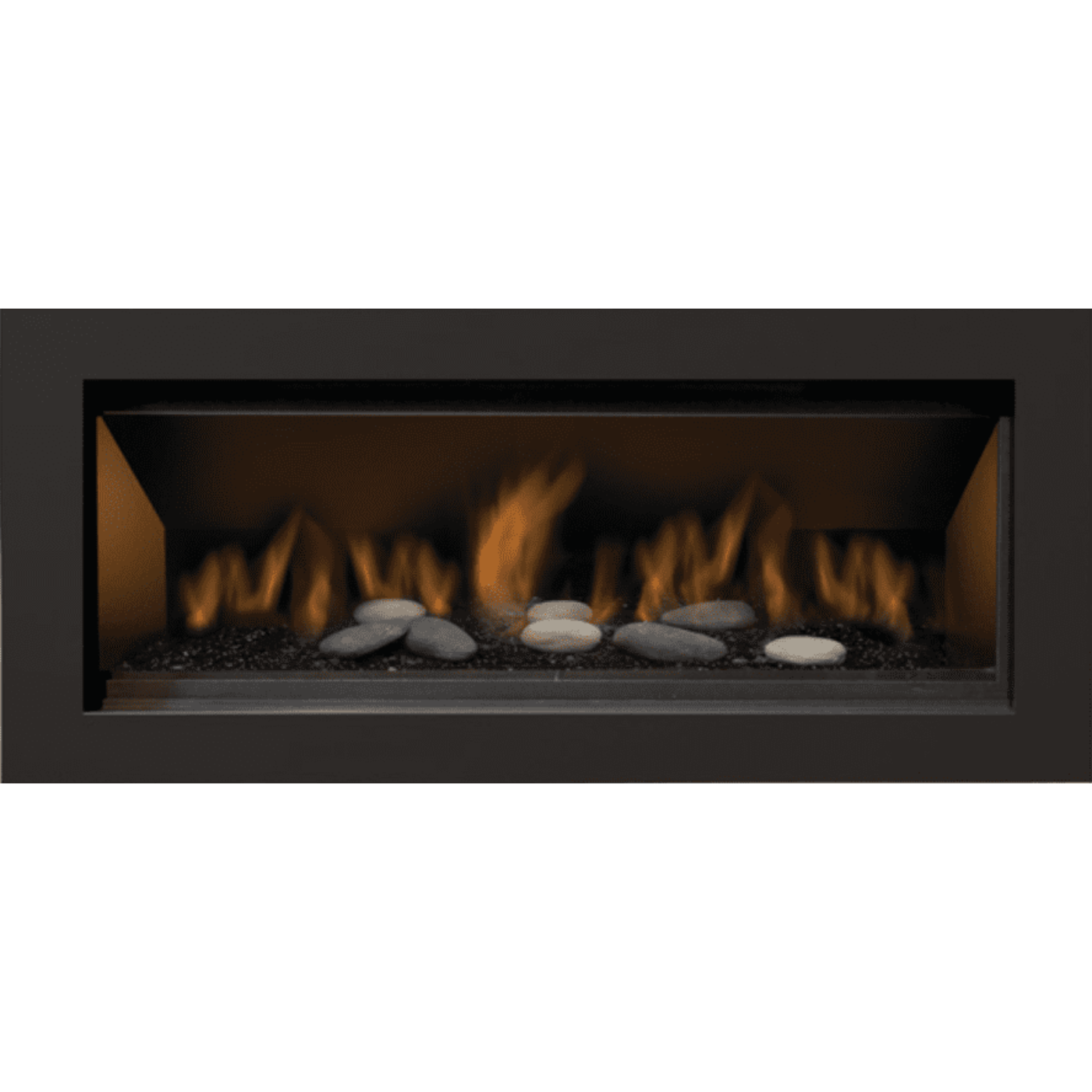 Sierra Flame " Natural Gas or Liquid Propane Direct Vent Linear Fireplace - BENNETT-45-LP