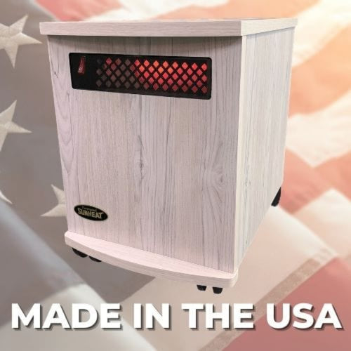 SunHeat Original SUNHEAT USA1500-M Infrared Heater - Antique White - USA1500-Antique White