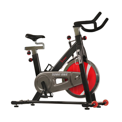 Adam Equipment Sunny Health & Fitness Chain Drive Exercise Bike - Stationary Indoor Cycling Trainer - SF-B1002C