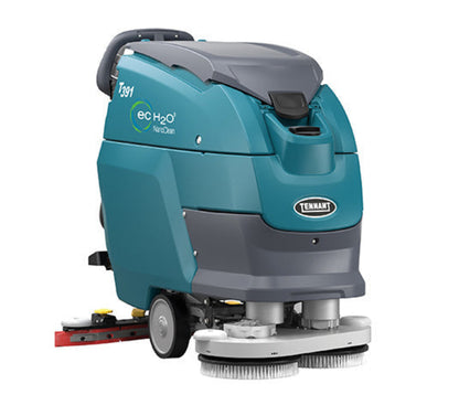 Square Scrub WALK BEHIND FLOOR SCRUBBER, 28", 18.5 GALLON, BATTERY, SELF PROPEL, - TENNANT T391,