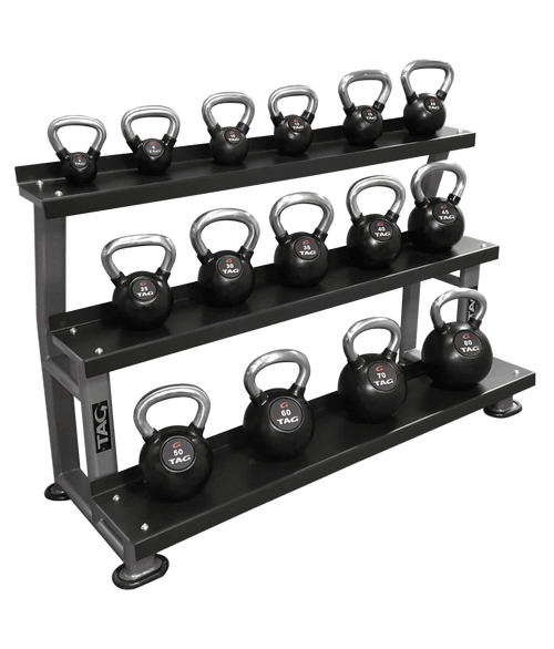 TAG Fitness 3-Tier Kettlebell Storage Rack - 1770028183715_607