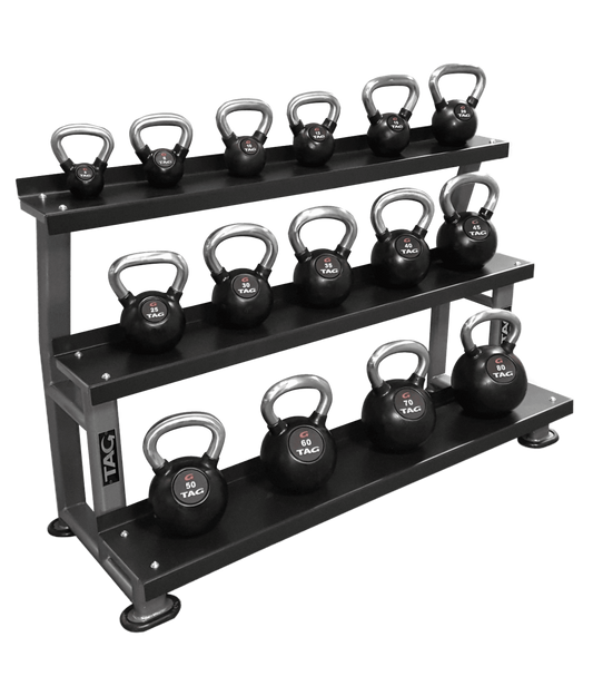 TAG Fitness 3-Tier Kettlebell Storage Rack - 1770028183715_607