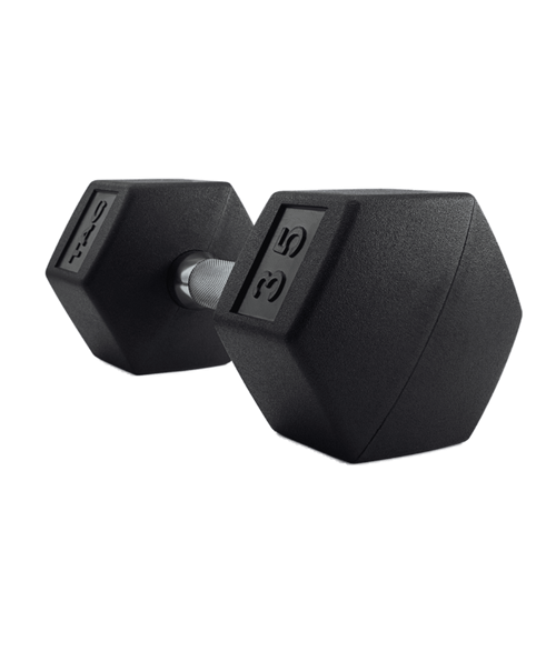 TAG Fitness Hex Rubber Dumbbell 5-100 Set - 1770024614096_980