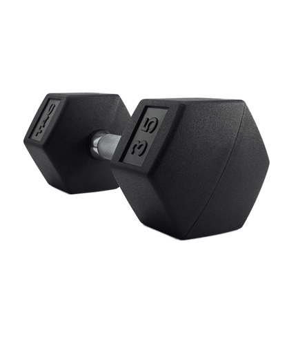 TAG Fitness Hex Rubber Dumbbell 5-100 Set - 1770024614096_980
