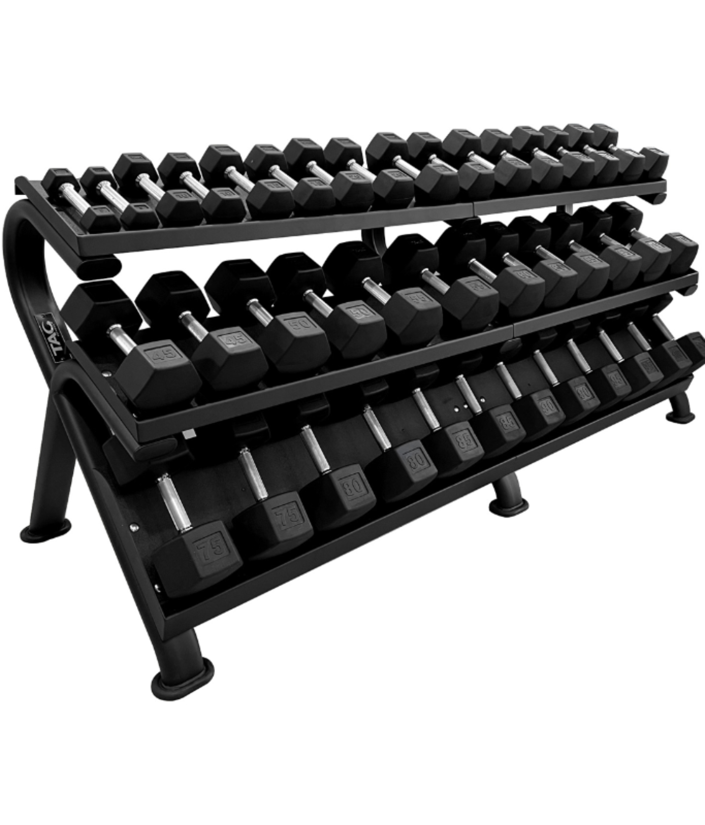 TAG Fitness Mega Hex Dumbbell Rack - 1770026073370_245
