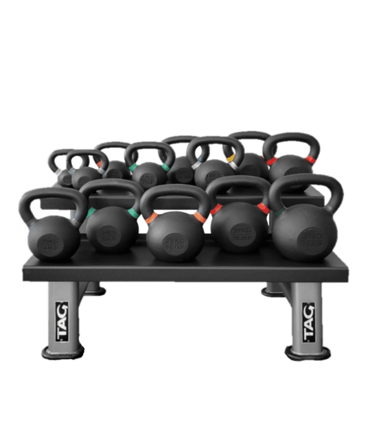 TAG Fitness Powder Coated Cast Iron Kettlebell Set - 1770026090944_560