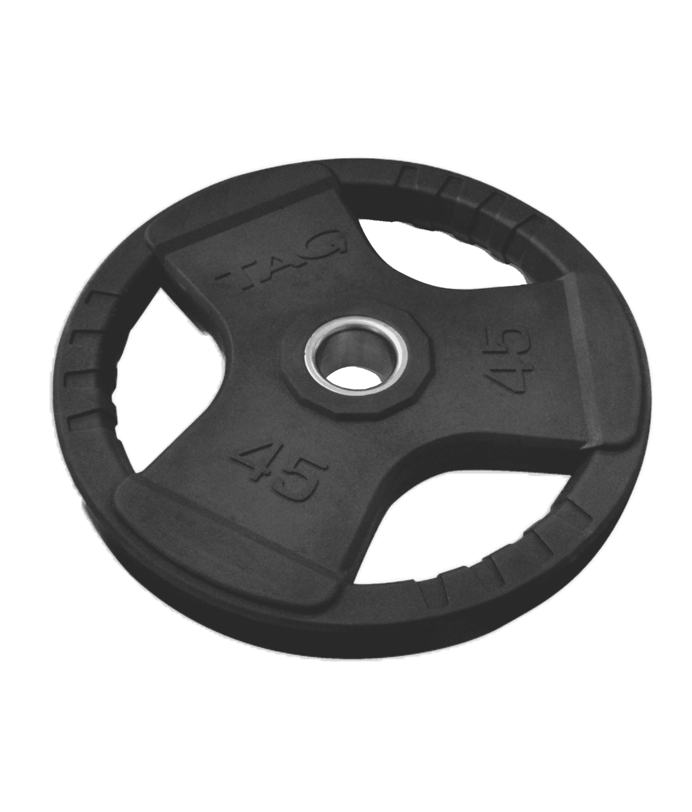 TAG Fitness Rubber Olympic Plate Set (255 LB Pound Set) - 1770028143502_194
