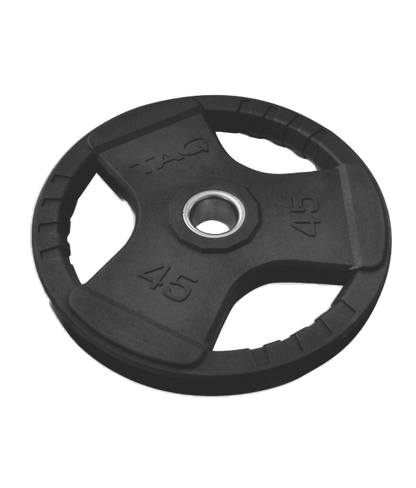 TAG Fitness Rubber Olympic Plate Set (255 LB Pound Set) - 1770028143502_194
