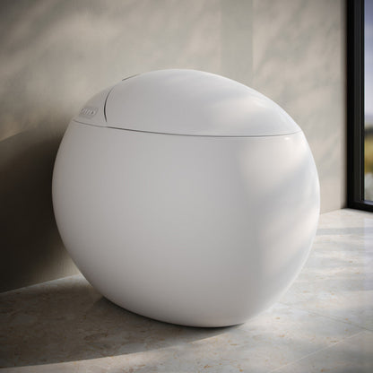 Swiss Madison Plaisir Smart One-Piece 1.28 GPF Single Flush Toilet in Glossy White - SM-ST0701GW