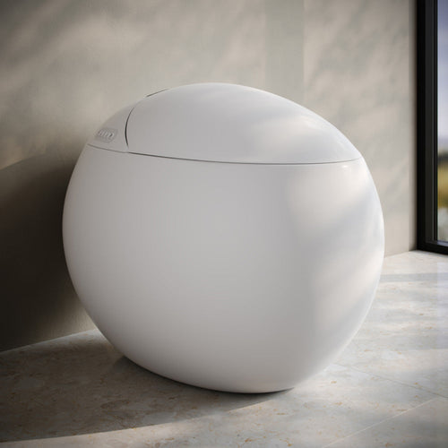 Swiss Madison Plaisir Smart One-Piece 1.28 GPF Single Flush Toilet in Glossy White - SM-ST0701GW