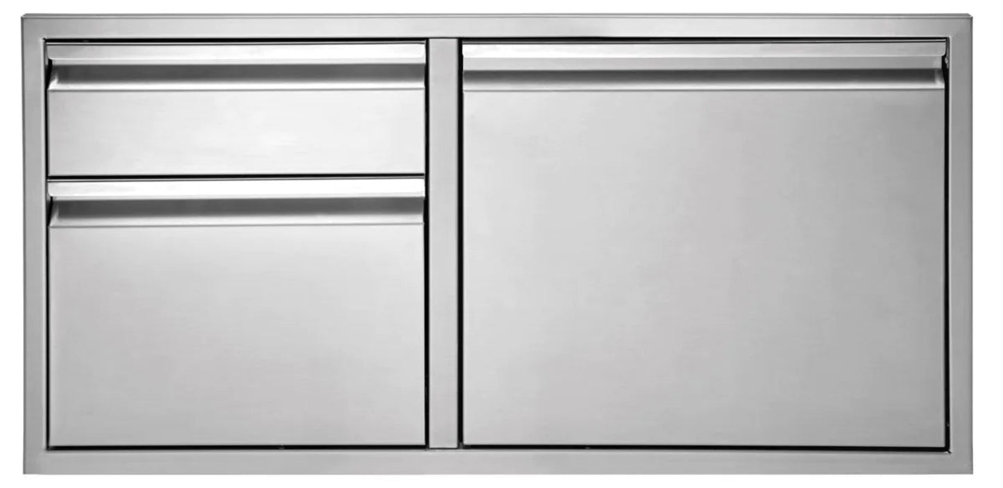 Twin Eagles 36" 2-Drawer/Door Combo - TEDD362-B