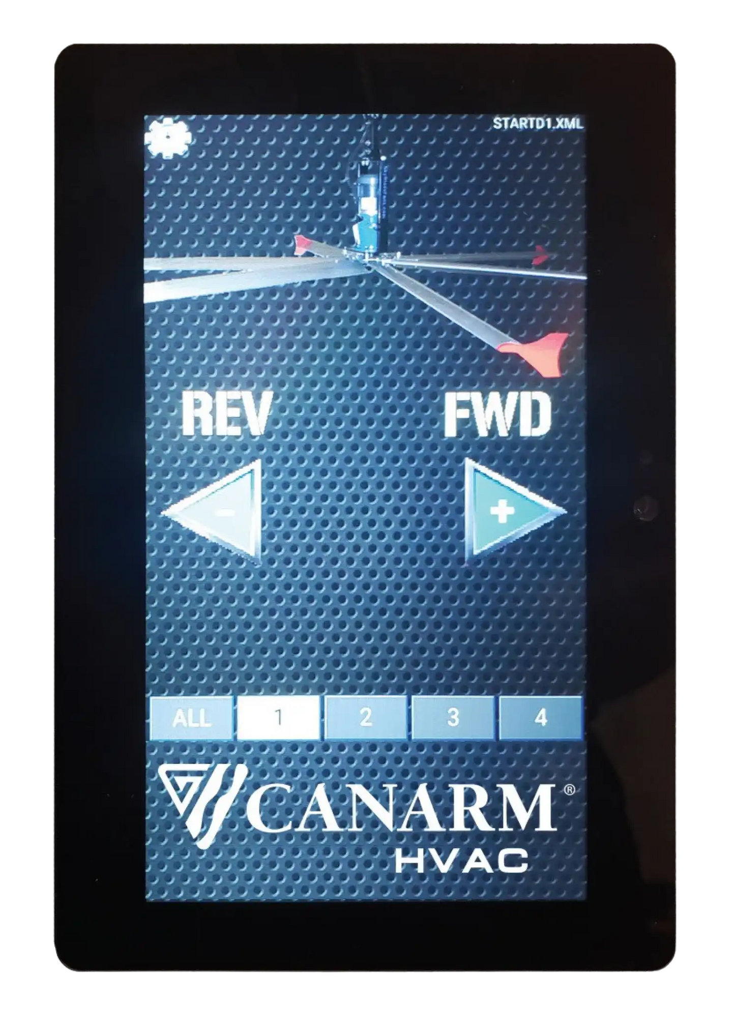 Canarm Touch ‘N’ Go 7” Digital Touch Screen Multi-Fan Controller New - TGPC-1047-01