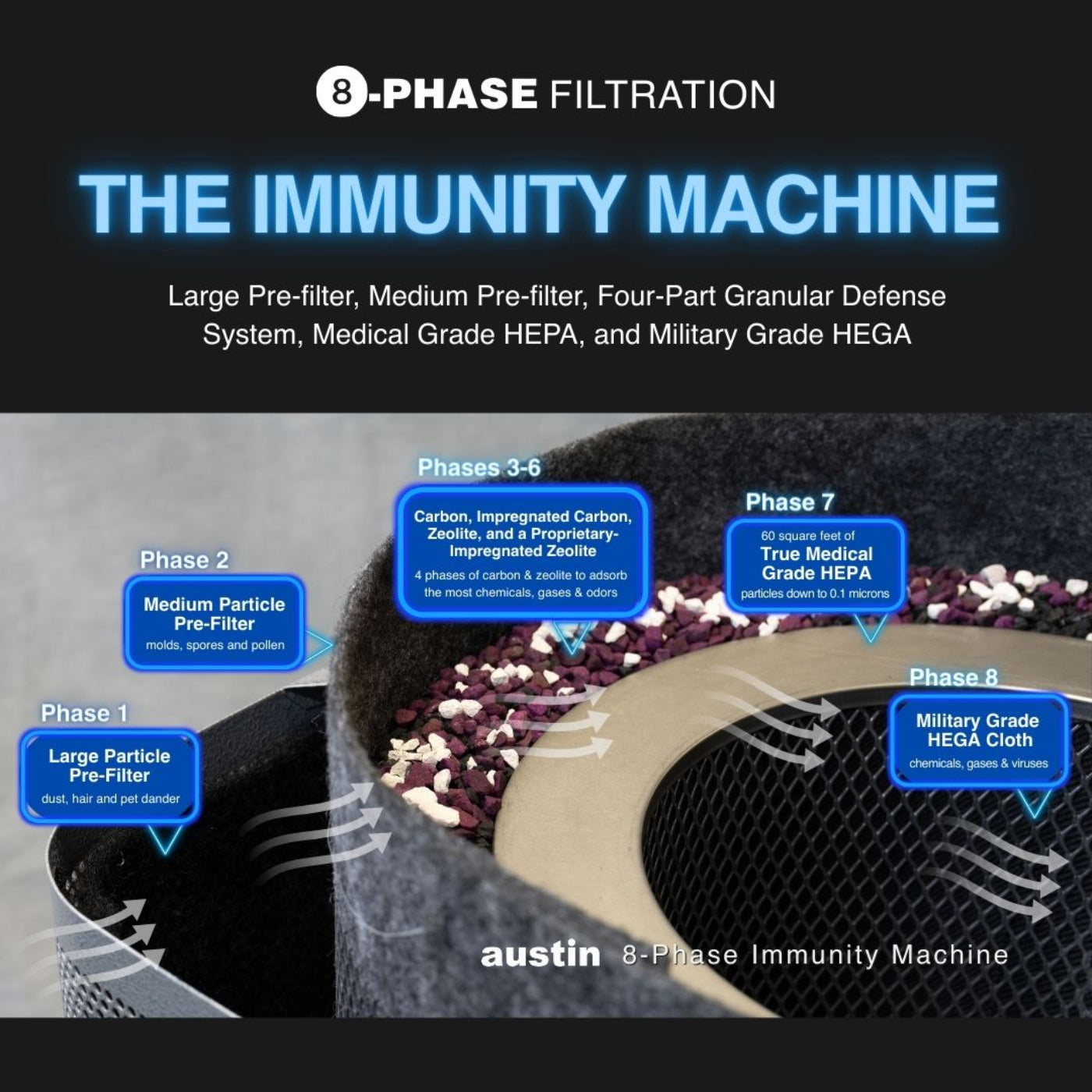 Austin Air Immunity Machine Filter - FR444B