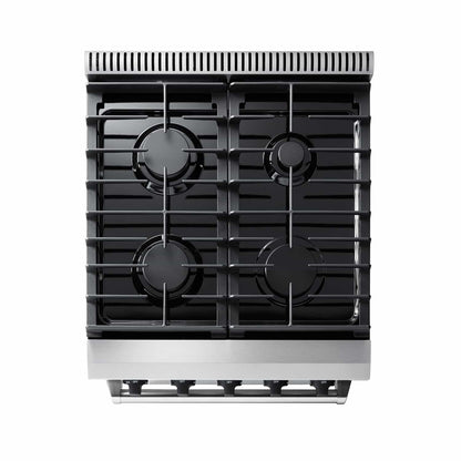 Thor Kitchen 24-Inch 3.7 Cu. Ft. Oven Propane Gas Range with in Stainless Steel - LRG2401ULP