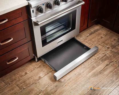 Thor Kitchen 3-Piece Appliance Package - 36-Inch Propane Gas Range, Dishwasher & Refrigerator in Stainless Steel - APR3-LRG36-LP